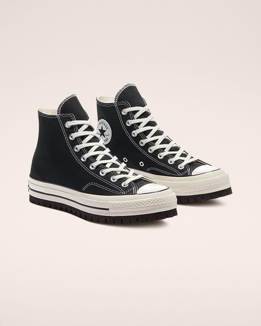 Tenis Converse Chuck 70 Trek Cano Alto Feminino Pretas | PT V0485TP